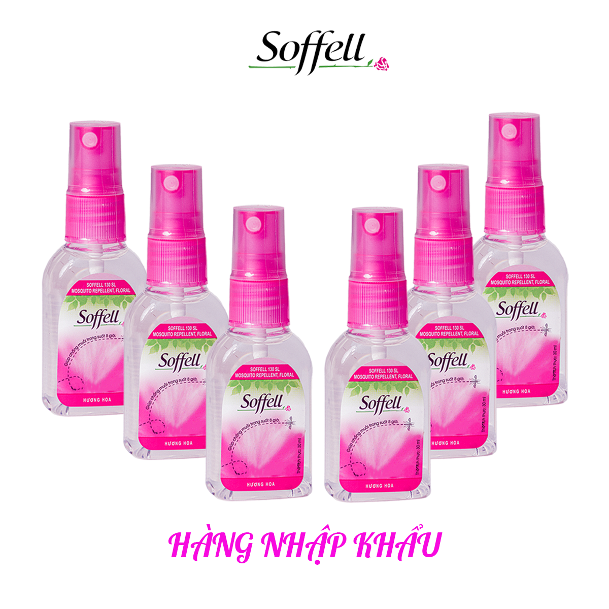 [COMBO 6] PHUN SƯƠNG XUA MUỖI SOFFELL - 30ML