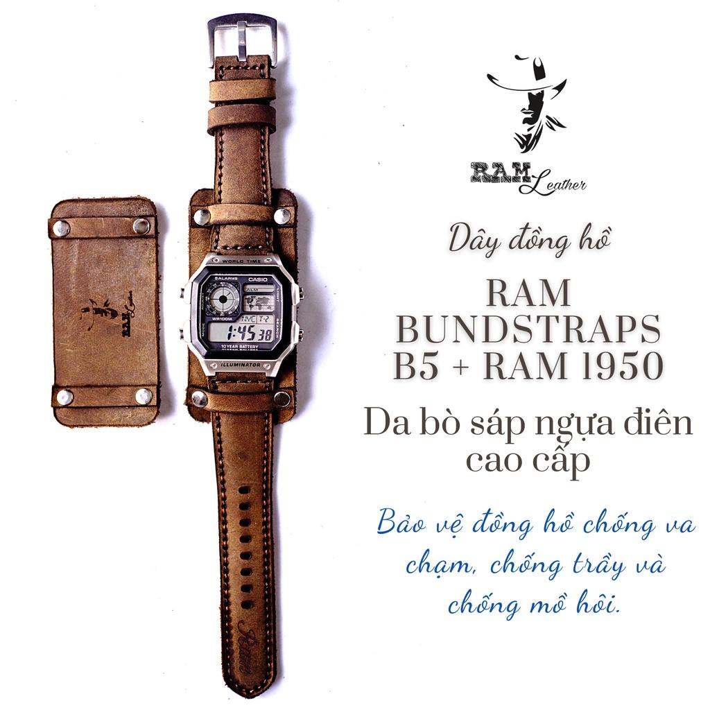 Tấm Bundstrap da bò vegtan B5 - RAM