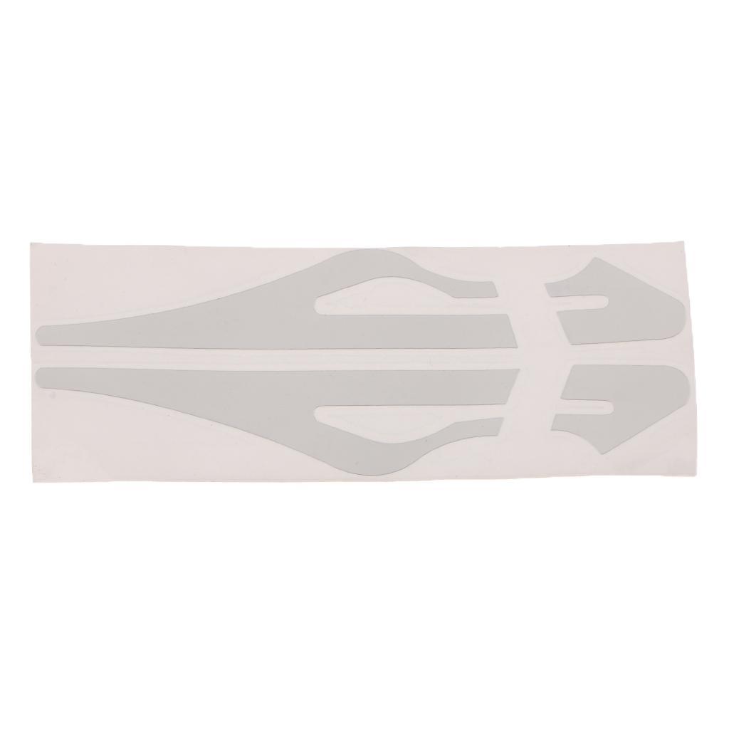 2 Pieces Brooches Stripe Tape Vinyl Decal Car Stickers Steamline Dual Line