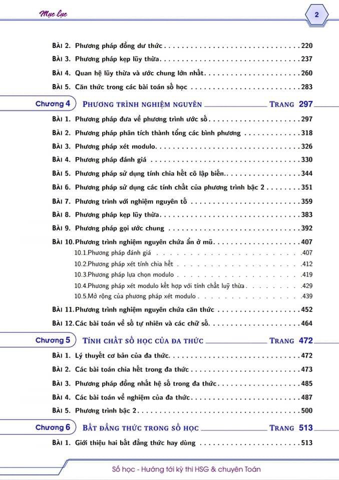 Một số chủ đề Số Học hướng tới kì thi HSG &amp; chuyên toán - NTbooks 