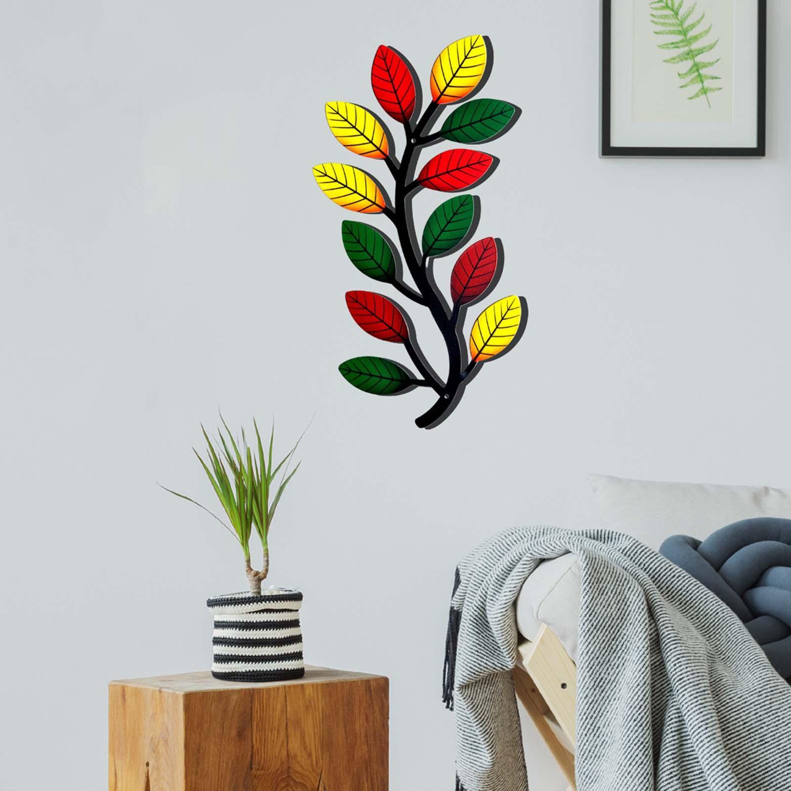 Multicolor Metal Tree Branch Wall Art Decor for living Room Balcony
