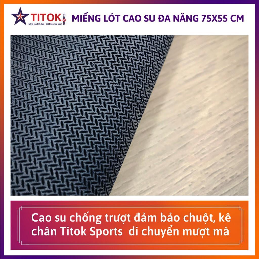 Miếng Lót Chuột Đa Năng Cỡ Lớn 75x55 cm Màu Đen Chất Liệu Cao Su Tự Nhiên Chống Trượt GIá Rẻ - Titok Sports