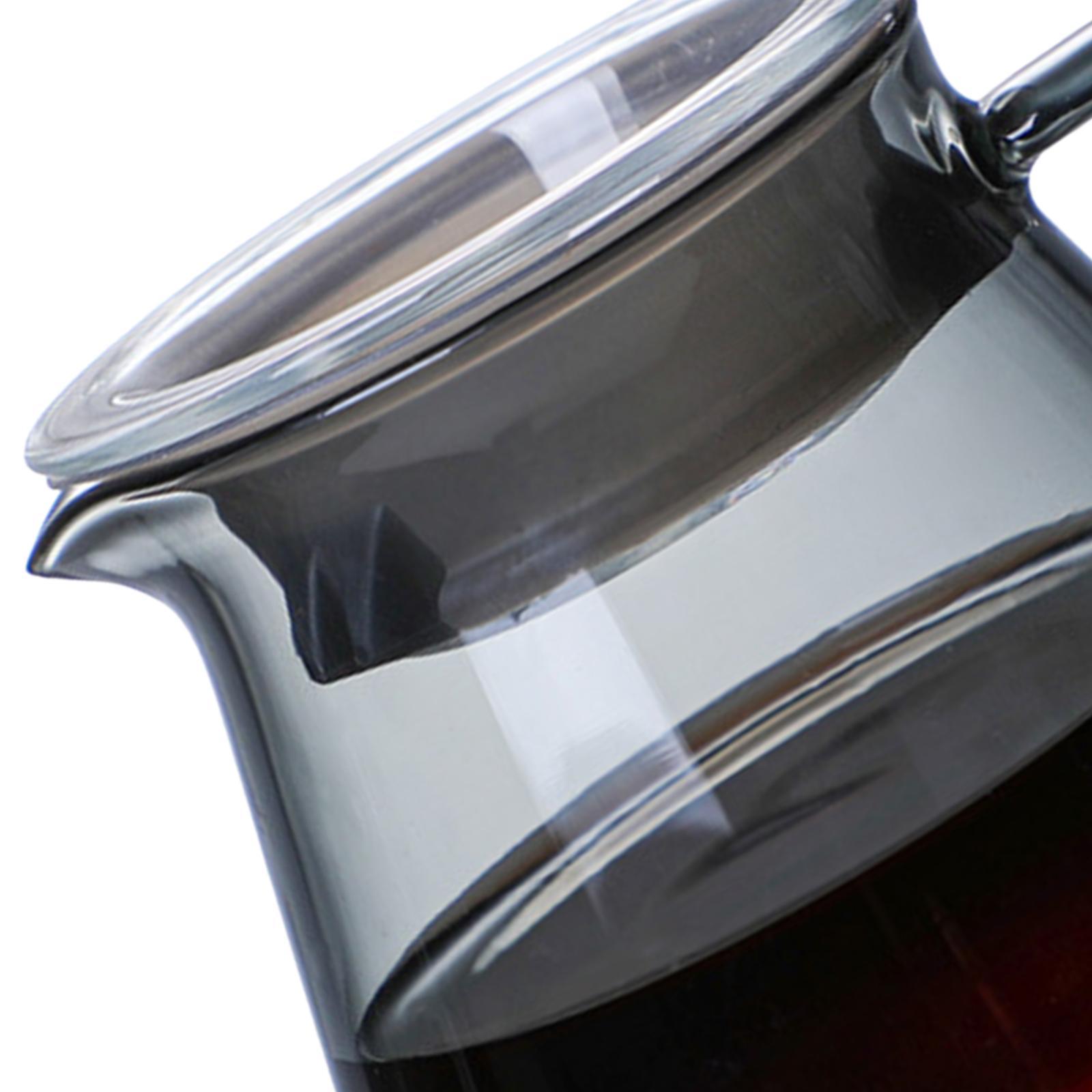 Pour Over Coffee Pot Carafe Coffee Brewer, Heat Resistant Coffee Maker for Barista Bar Cafe