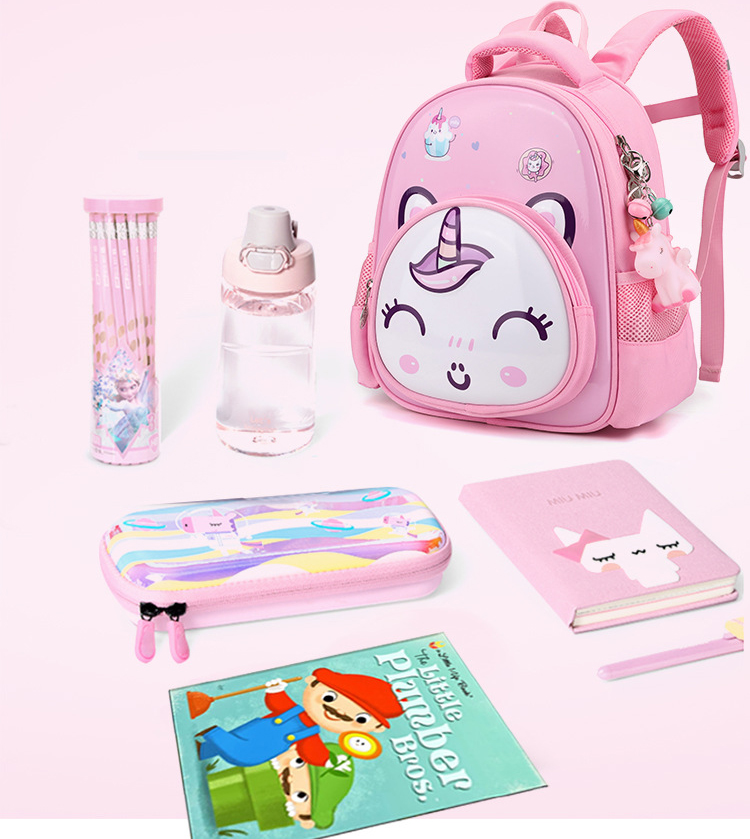 Balo cho bé mẫu giáo họa tiết in hình thú 3D nổi ngộ nghĩnh dễ thương đáng yêu Bibobaby 2872