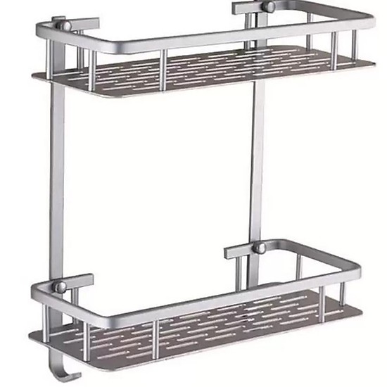 Kệ để đồ 2 tầng đa năng cho phòng tắm, nhà bếp