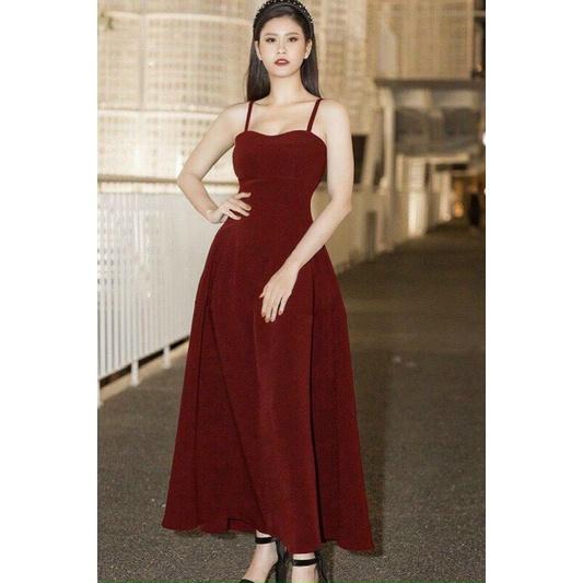 ĐẦM XOÈ 2 DÂY CÚP NGỰC