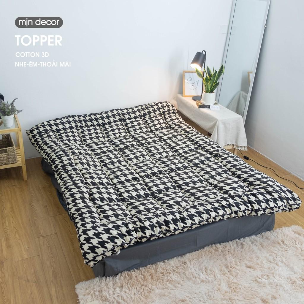 Tấm Topper Topper Hướng Dương Nệm Cao Cấp - Thiết Kế Mịn Decor