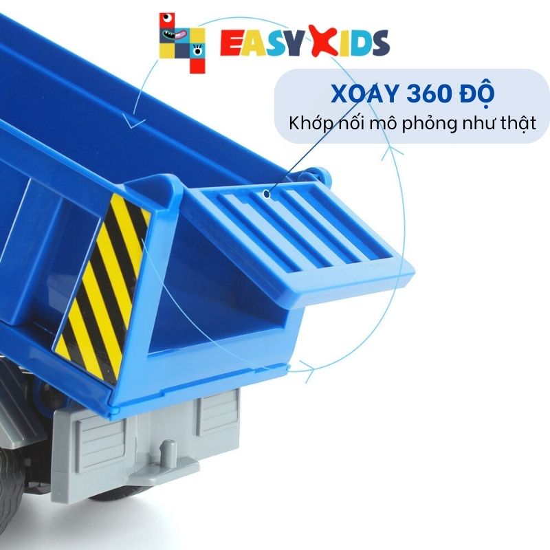 Xe Tải Xe Ben Toystar Đồ Chơi Mô Hình Cỡ Lớn Cho Bé, Đồ Chơi Xe Tải Xe Ben Có Đèn Nhạc