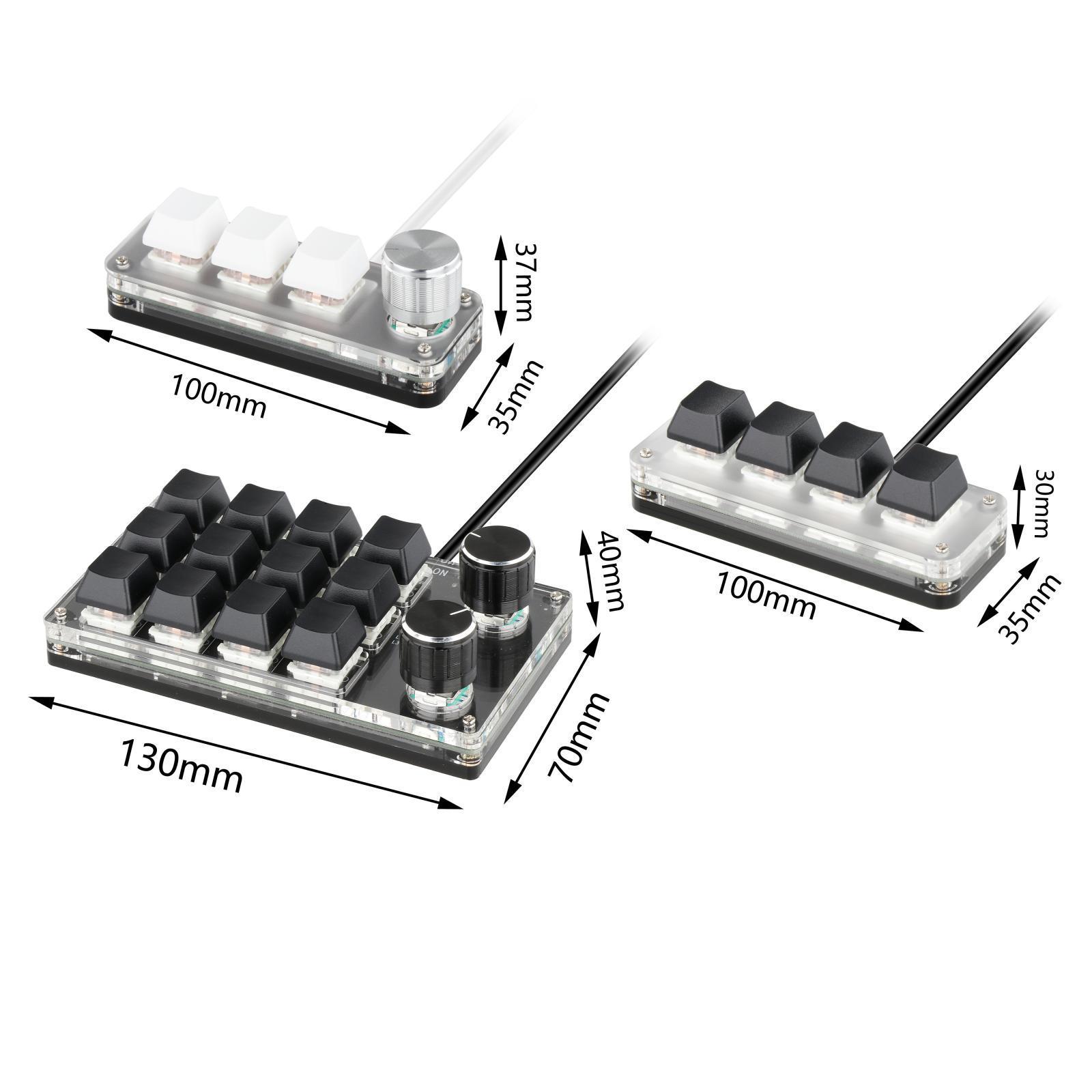 Mini Mechanical Gaming Keypad, Multifunctional Standard Keyboard for Windows