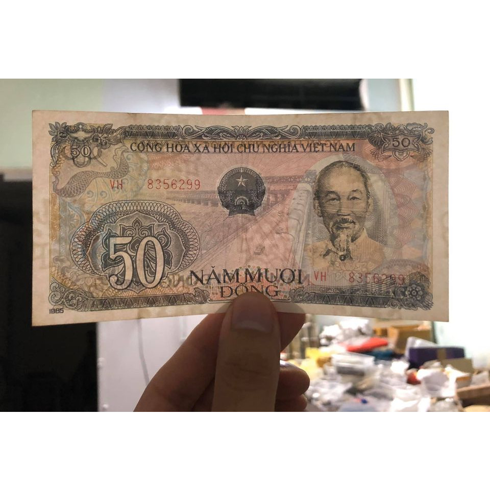 Tờ 50 đồng Việt Nam bao cấp, tiền cổ sưu tầm