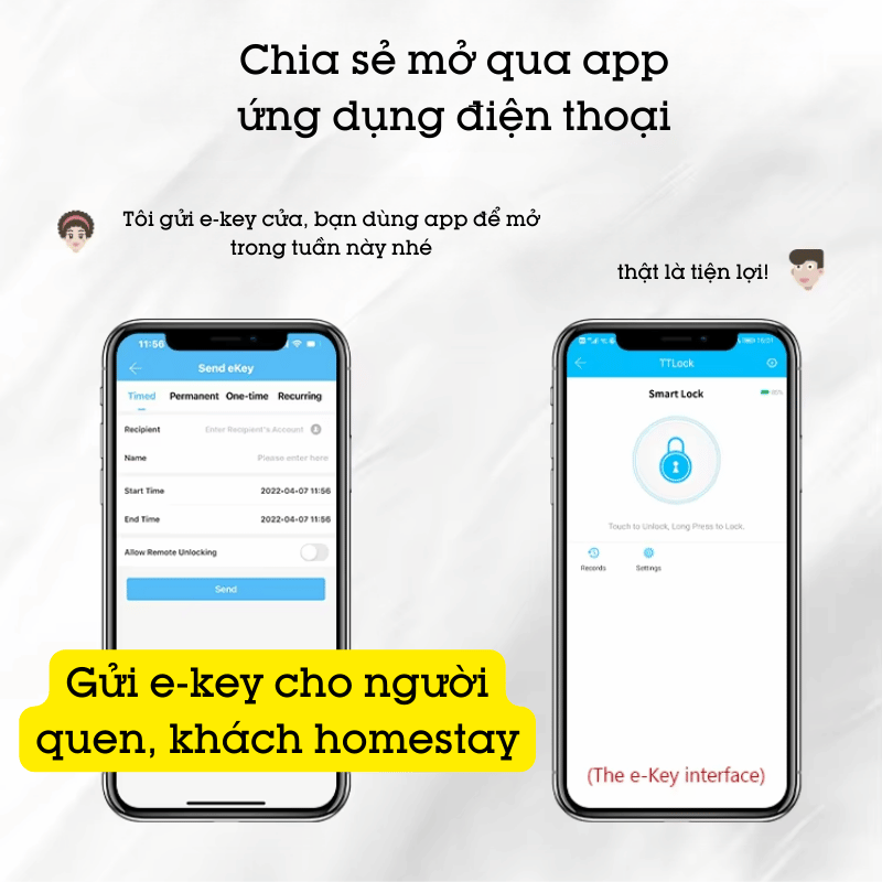 Khóa vân tay cửa kính cường lực thông minh không khoan đục JD-S1