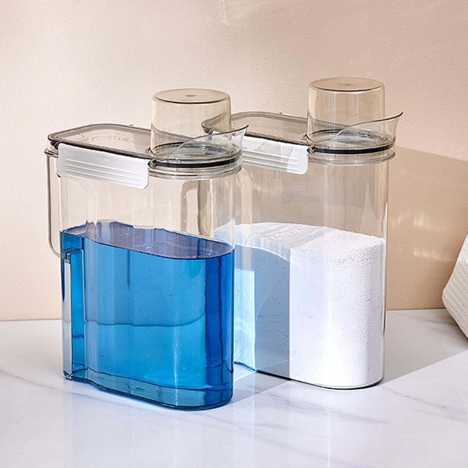 Laundry Storage Tin Box Large Rice Organizer White