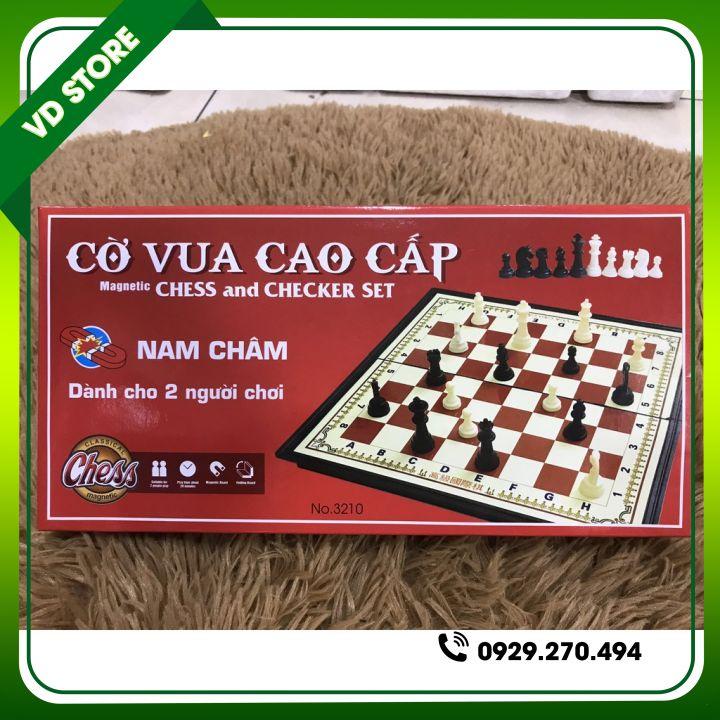 Bộ Đồ Chơi Bàn Cờ Vua Nam Châm Cao Cấp Rèn Luyện Trí Thông Minh Cho Bé