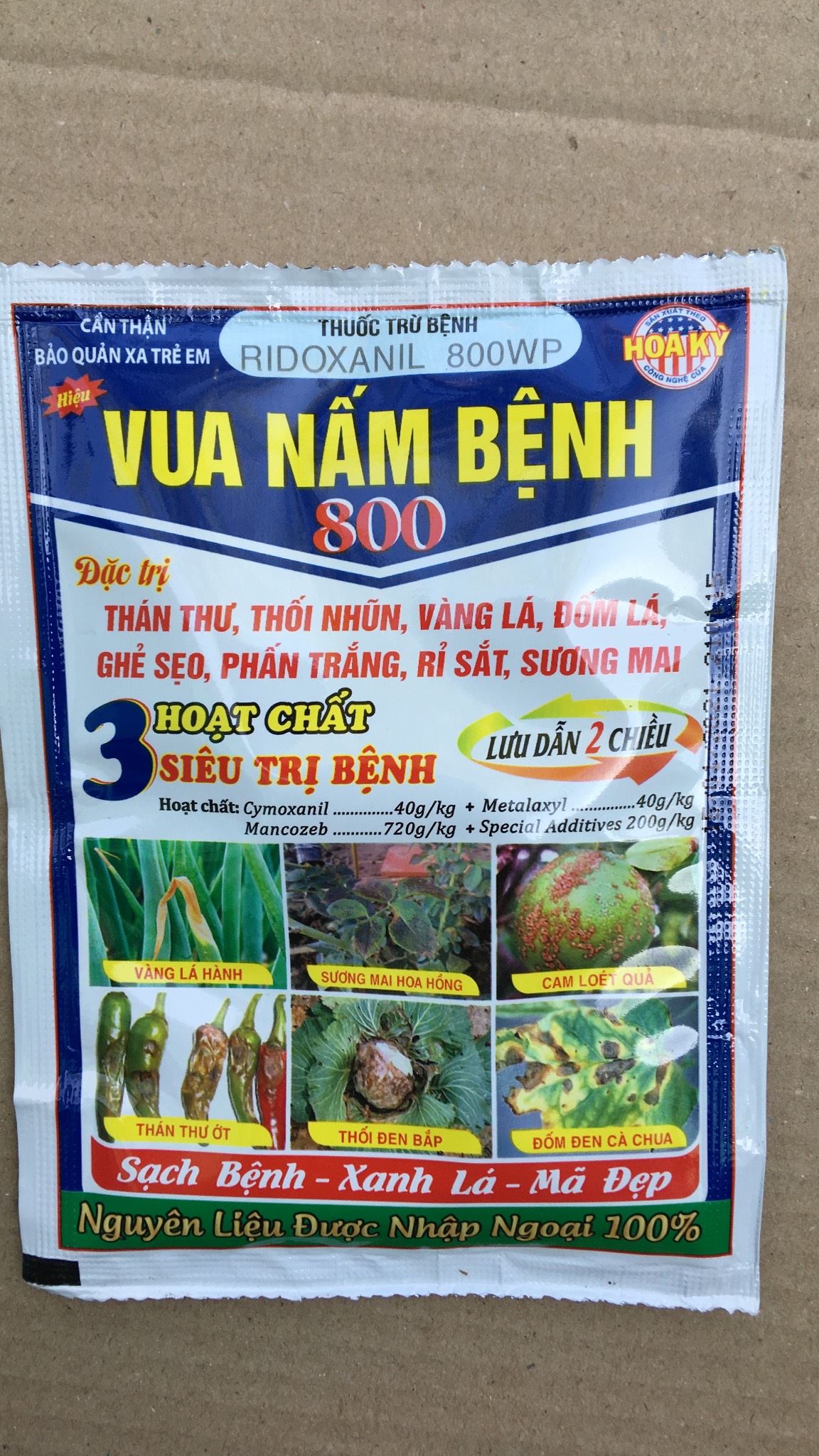 VUA Nấm Bệnh Thán thư thối gồm 3 hoạt chất 26g