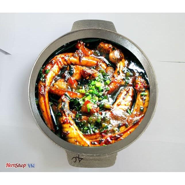NỒI GANG KHO CÁ VÀ THỊT CHỐNG BỂ ĐẢM BẢO VỆ SINH THƠM NGON SỐ 4