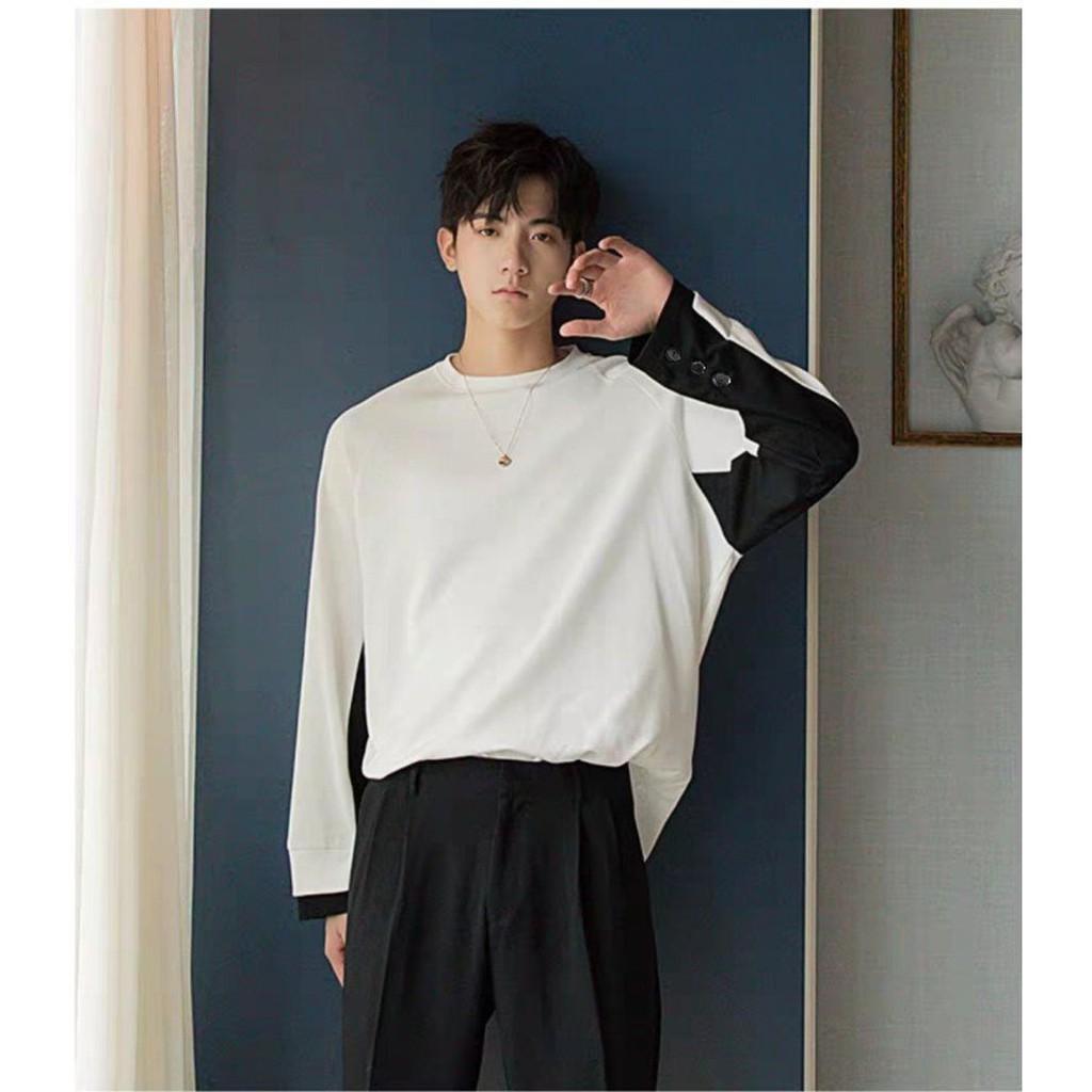 Áo thun nam tay dài có viền sơ mi BOBOGU Unisex trumunisex Thengaustyle