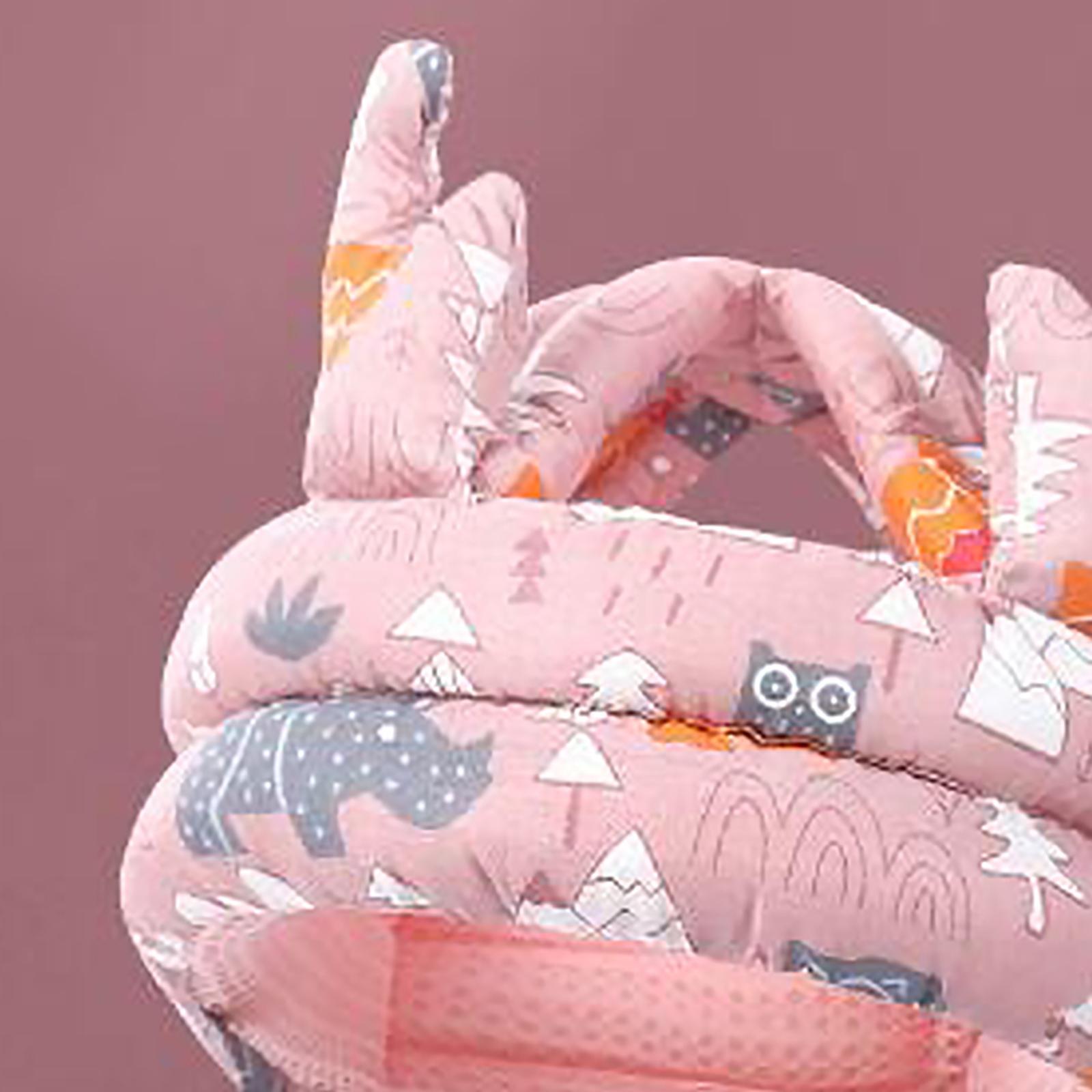 Infant Baby Toddler Hat Comfortable Head Protection Hat for Age 6-20Month pink