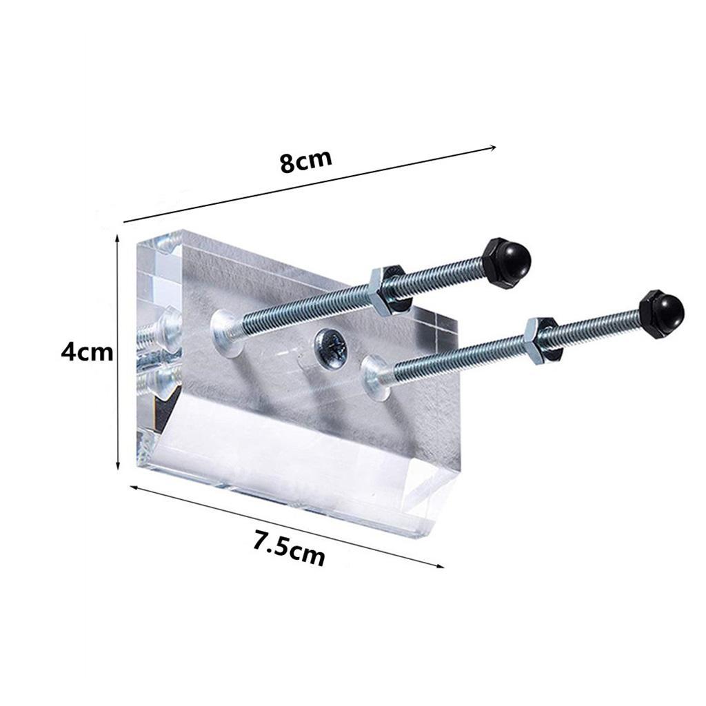 2pcs Skateboard Longboard Wall Mount Hangers Display Storage Rack Holder