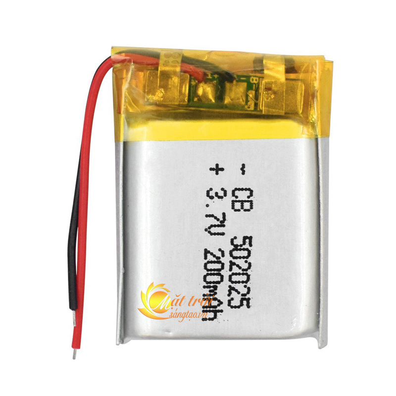 Pin Li-Po 3.7V 502025 200mAh (Lithium Polyme)