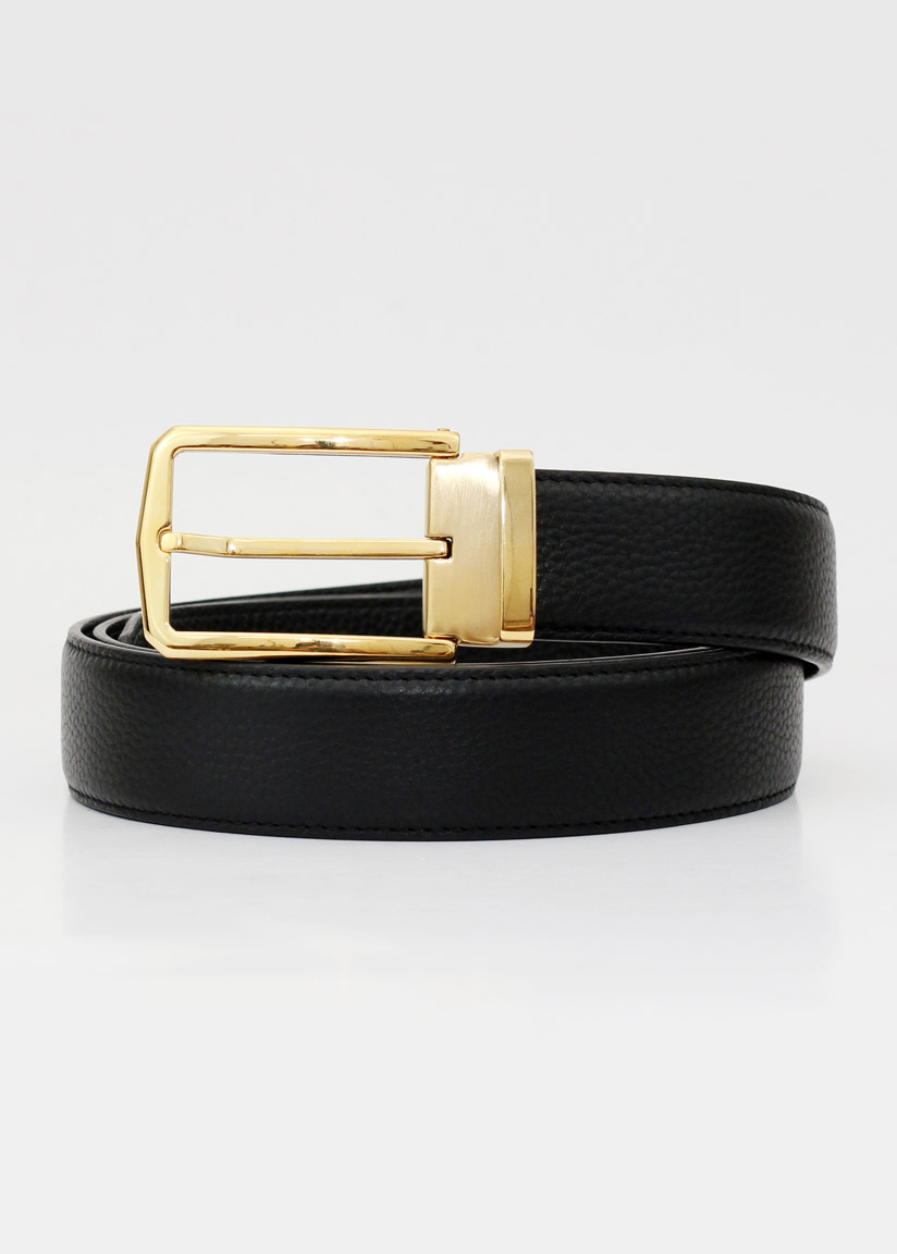 Thắt lưng nam da bò cao cấp  AT Leather PT11 - Tặng lục giác