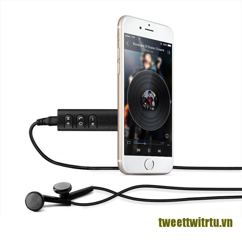 Thiết Bị Nhận Tín Hiệu Âm Thanh Bluetooth Không Dây Mini Giắc Cắm 3.5mm