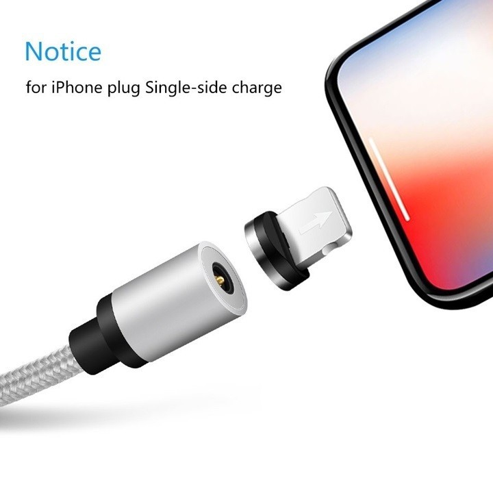 Cáp Sạc Từ Hít Nam Châm 2.4A Model E360 Lightning IOS Iphone Hàng Elough Chính Hãng Phân Phối