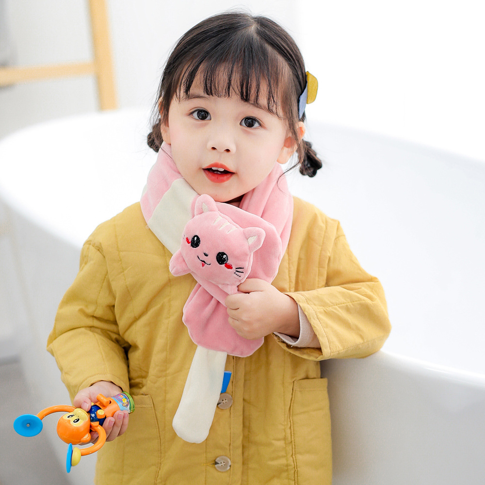 Khăn mèo con khăn quàng cổ cho bé gái 1-6 tuổi nhiều màu