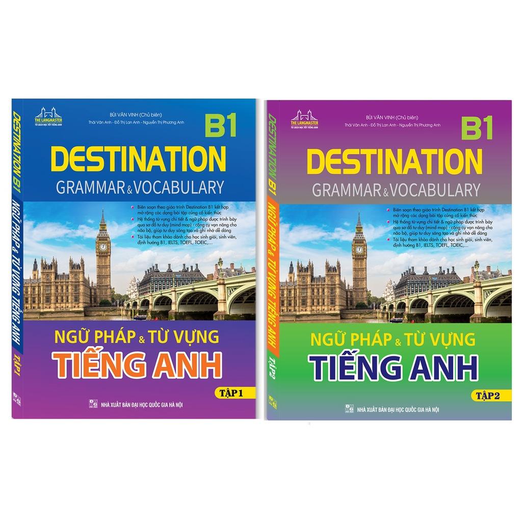 Sách - Combo DESTINATION B1 - Ngữ pháp và từ vựng tiếng anh tập 1 + tập 2