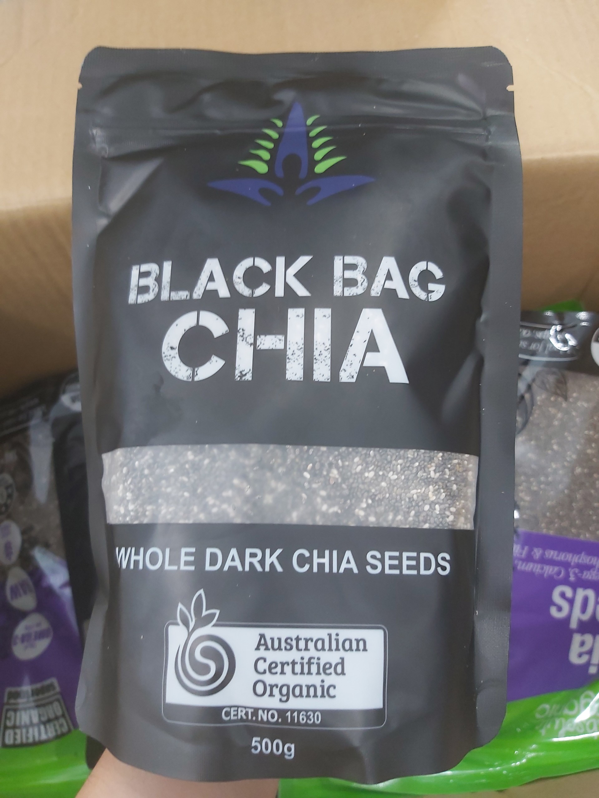 Hạt Chia Seeds đen Úc túi 500G