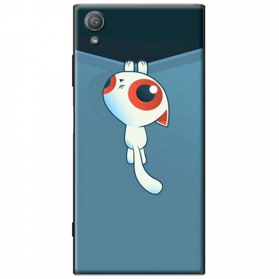 Ốp lưng dành cho Sony Xperia XA1 Ultra mẫu Mèo kéo rèm