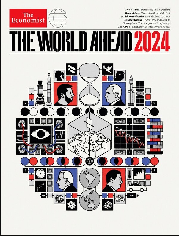 Tạp chí tiếng Anh - The World Ahead 2024 mới nhất - The Economist