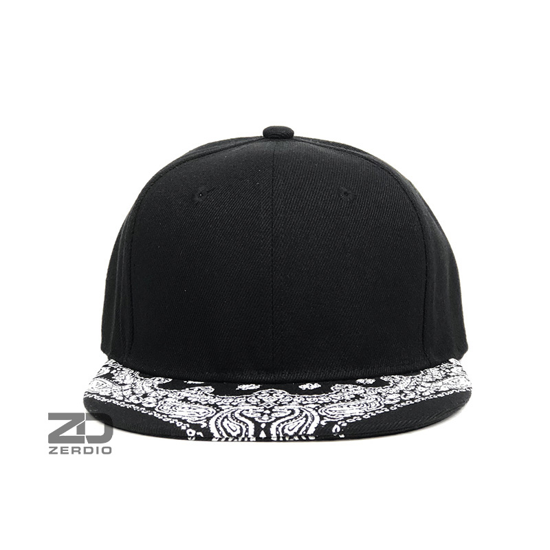 Mũ lưỡi trai hiphop, nón snapback nam nữ SN88 màu đen vải kaki cao cấp