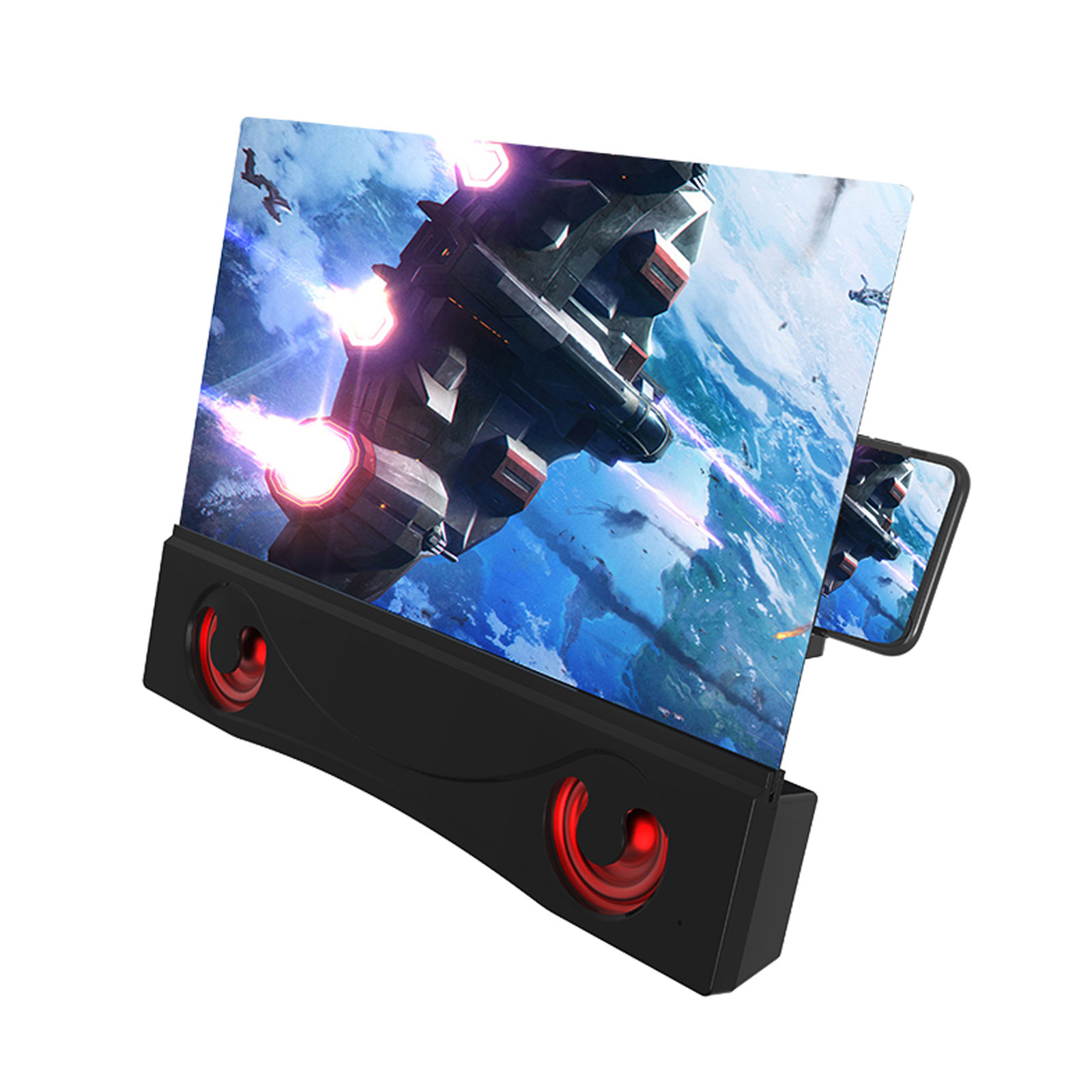 Màn Hình Điện Thoại Di Động 12 Inch Với Loa Bluetooth Có Thể Gập Lại