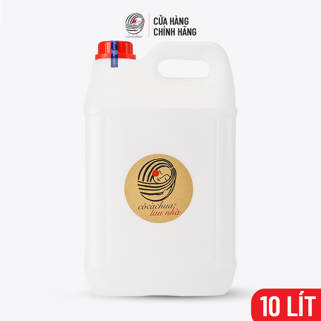 Nước Lau Sàn Gỗ Cô Cà Chua Hương Sả Chanh Chống Côn Trùng 10L