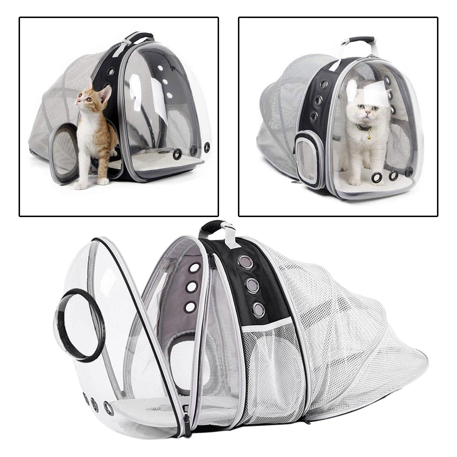 Expandable Cat Carrier Bubble Backpack Cat Pet Travel Bag
