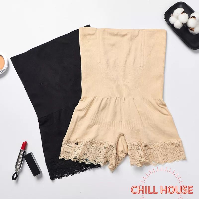Hot-Quần Đùi Váy Gen Bụng Chống Cuộn viền ren - CHILLHOUSE