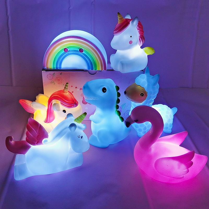 Đèn Ngủ LED Nhiều Màu Sắc Họa Tiết Hoạt Hình Trang Trí Không Gian