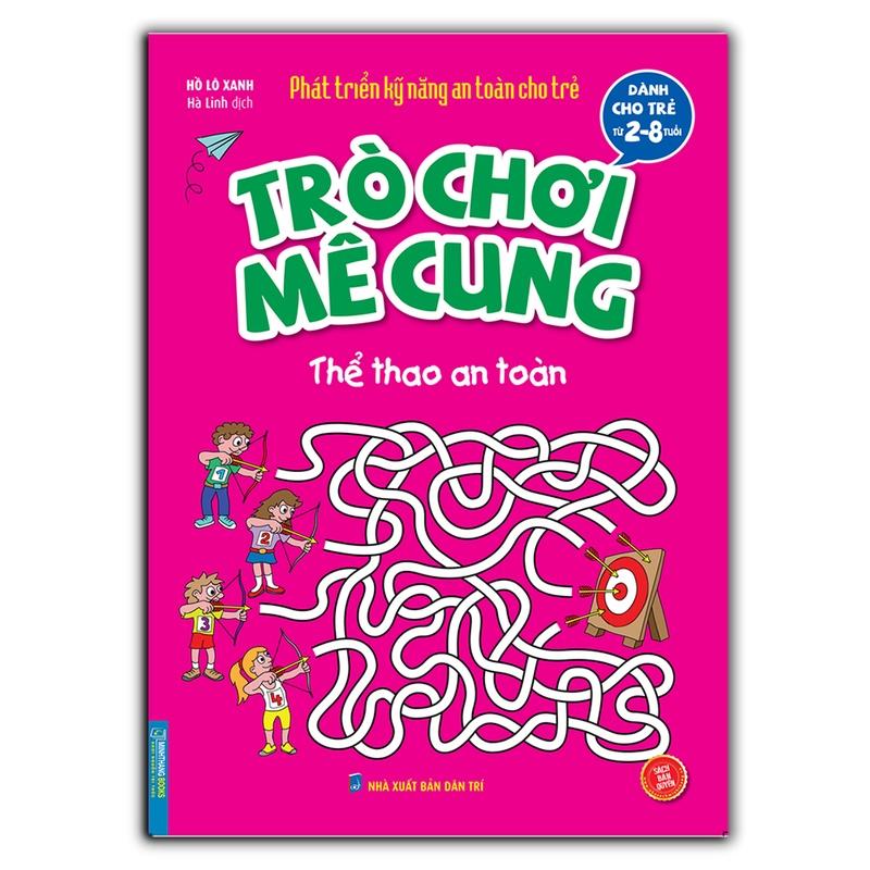 Sách -Trò chơi mê cung thể thao an toàn (2-8 tuổi)