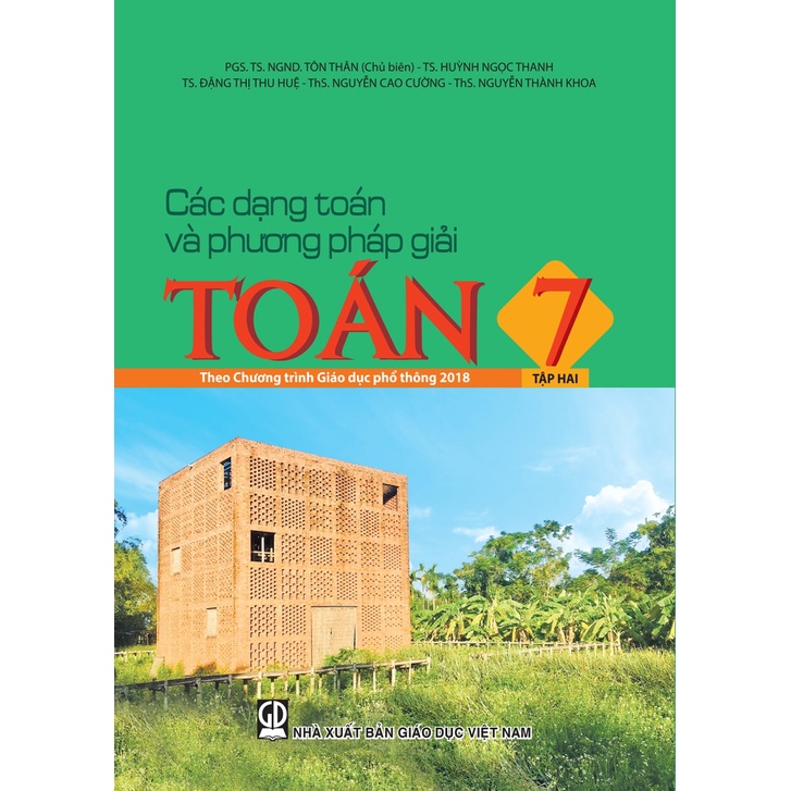 Hình ảnh Sách - Bộ 2 cuốn: Các dạng toán và phương pháp giải Toán 7 - Theo chương trình GDPT 2018 (GD)