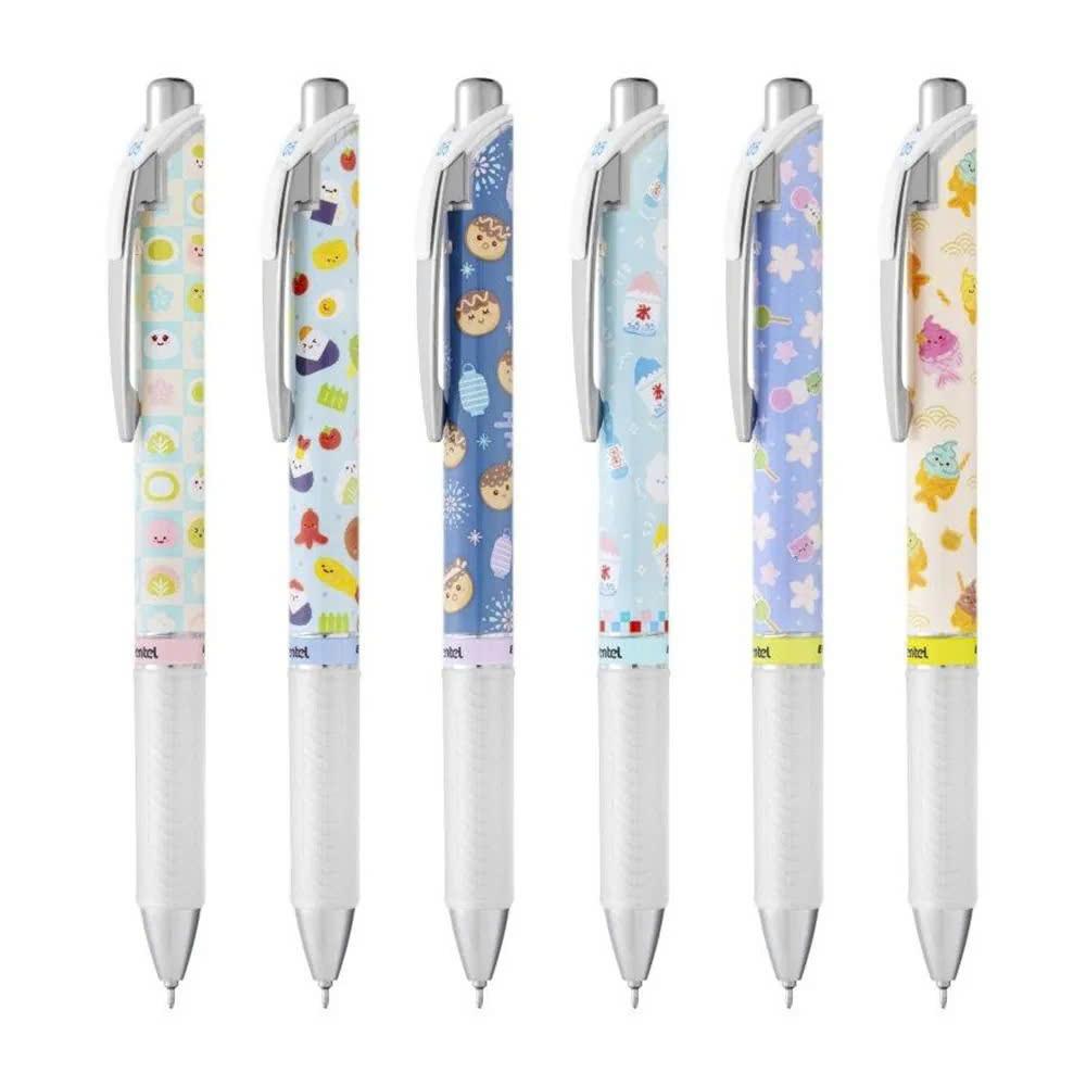 Bút Gel EnerGel Kawaii Snacks Series 0.5 mm - Pentel-BLN75KW41-A - Takoyaki - Mực Đen