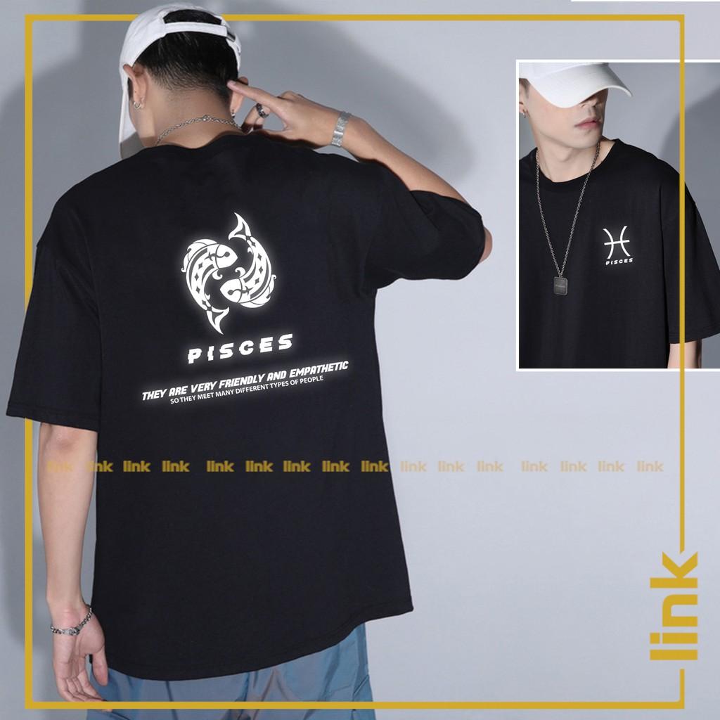 Áo phản quang bạc cung Song Ngư - Cung Hoàng Đạo tay lỡ unisex
