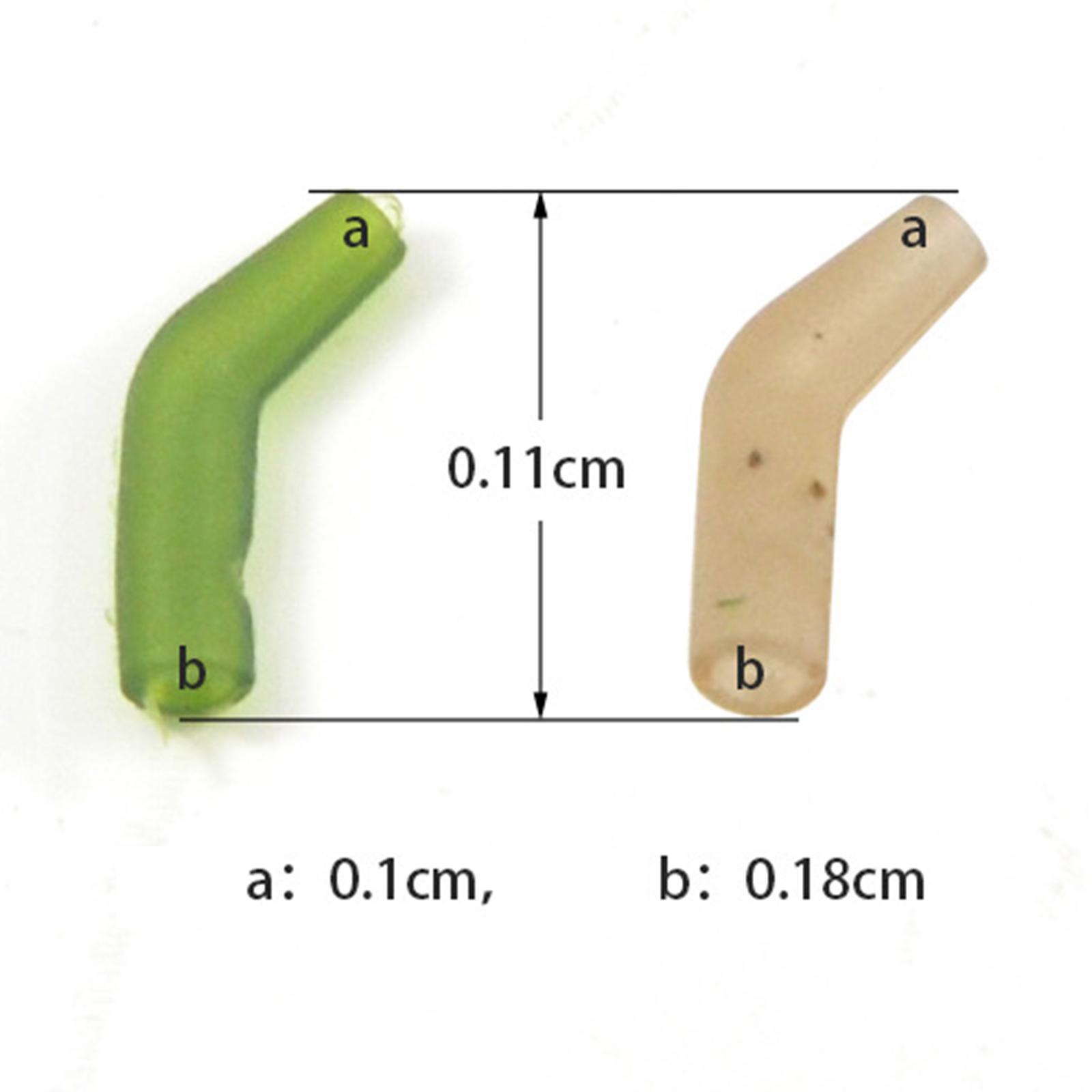 30x Hair Rig Line Aligner Sleeves Durable Portable Carp Fishing Hook Kickers