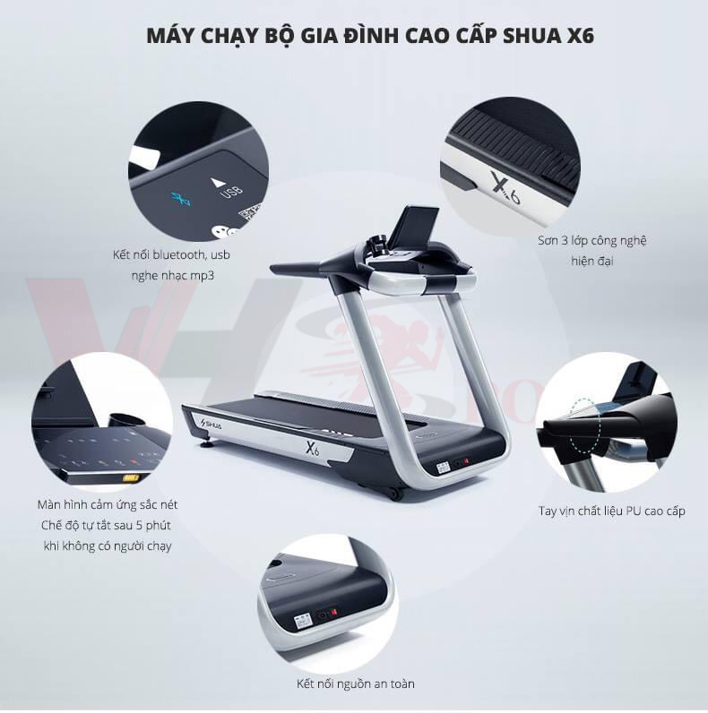 máy chạy bộ SHUA X6 mã SH-T6700A