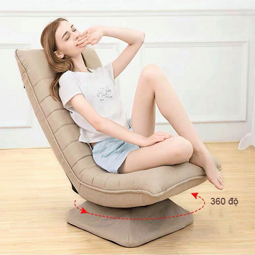 GHẾ ĐỆM THƯ GIÃN NẰM ĐỌC SÁCH CAO CẤP CÓ 5 CHẾ ĐỘ NGẢ XOAY 360 ĐỘ