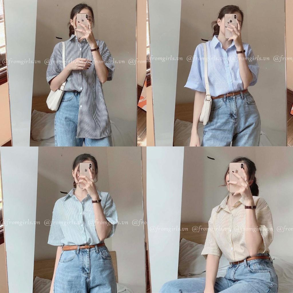 Áo sơ mi vải xốp mềm mại thời trang NIEVE