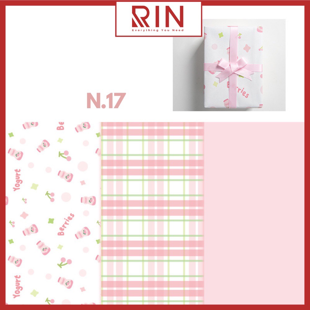 Giấy bọc sách vở / Giấy gói quà / giấy bao tập / giấy bao vở học sinh, sinh viên size A4, B5, A5 cao cấp – 24 cuốn
