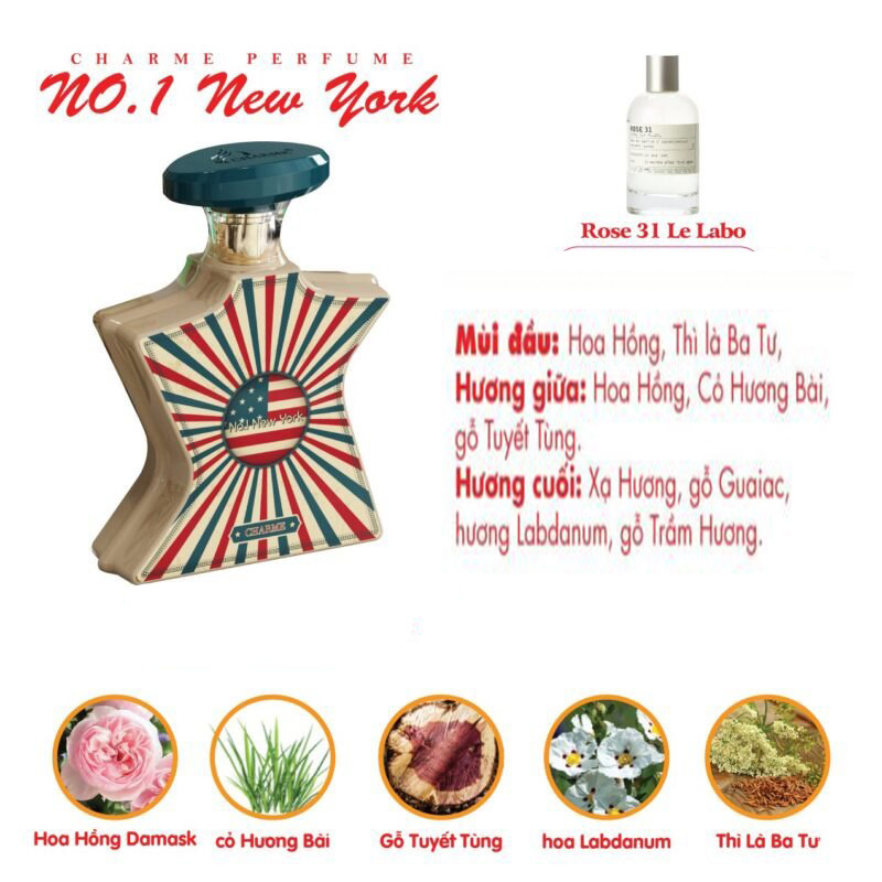 Nước Hoa Charme No.1 New York 100ml