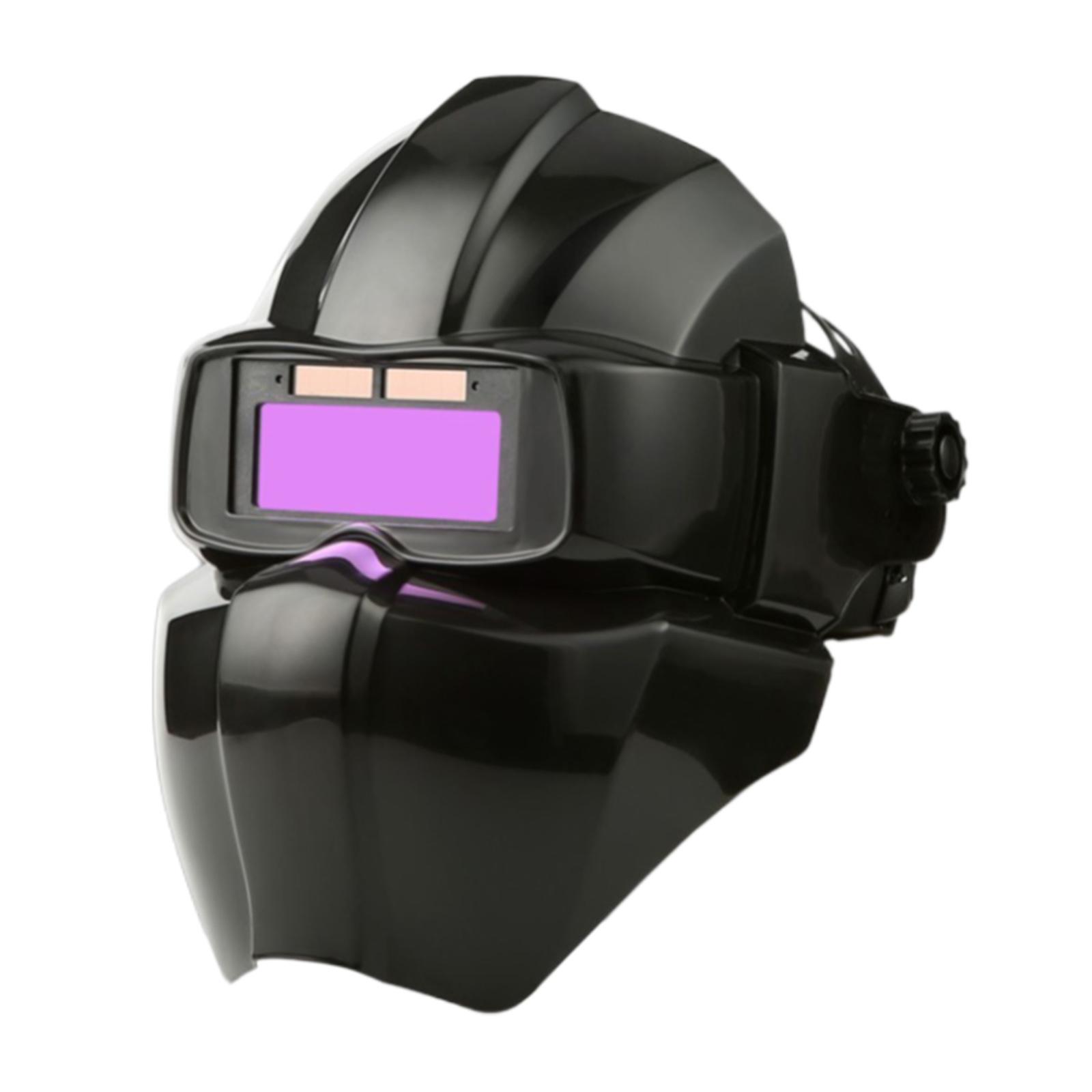 Welding Helmet Solar Powered Auto Darkening Hood Adjustable Welding Mask