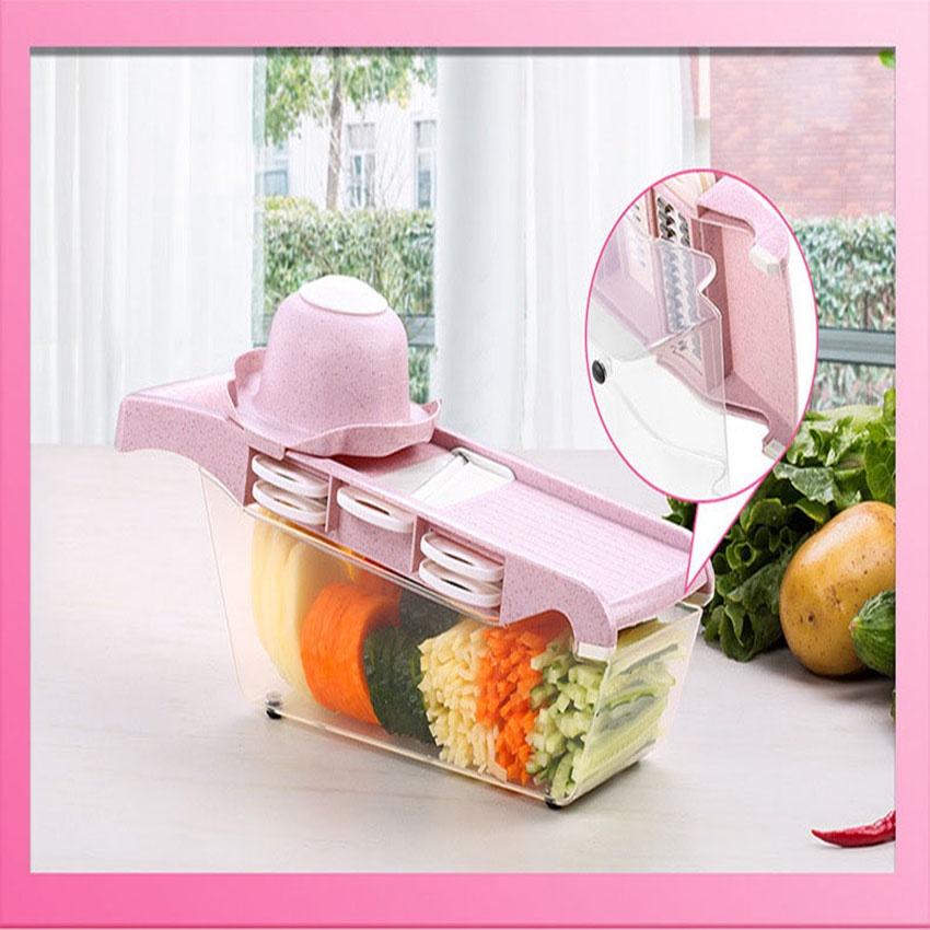 Bộ dụng cụ nạo rau củ quả đa năng, Dụng Cụ Nạo Cắt Lát Rau Củ 10 món, Bộ Dụng Cụ Cắt - Thái - tỉa Rau Củ