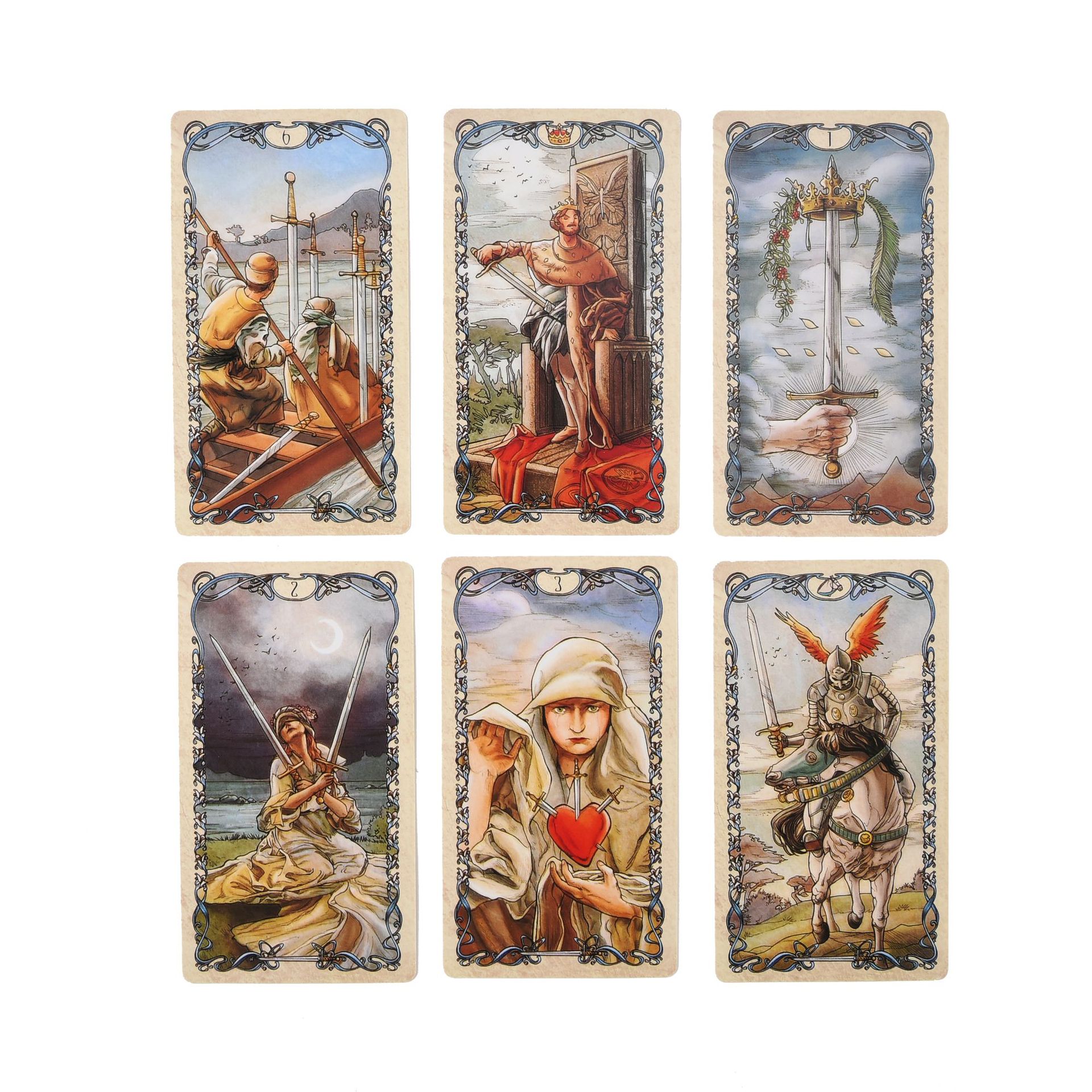 Combo Bộ Bài Bói Tarot Mucha Card Deck và Khăn Trải Bàn Tarot